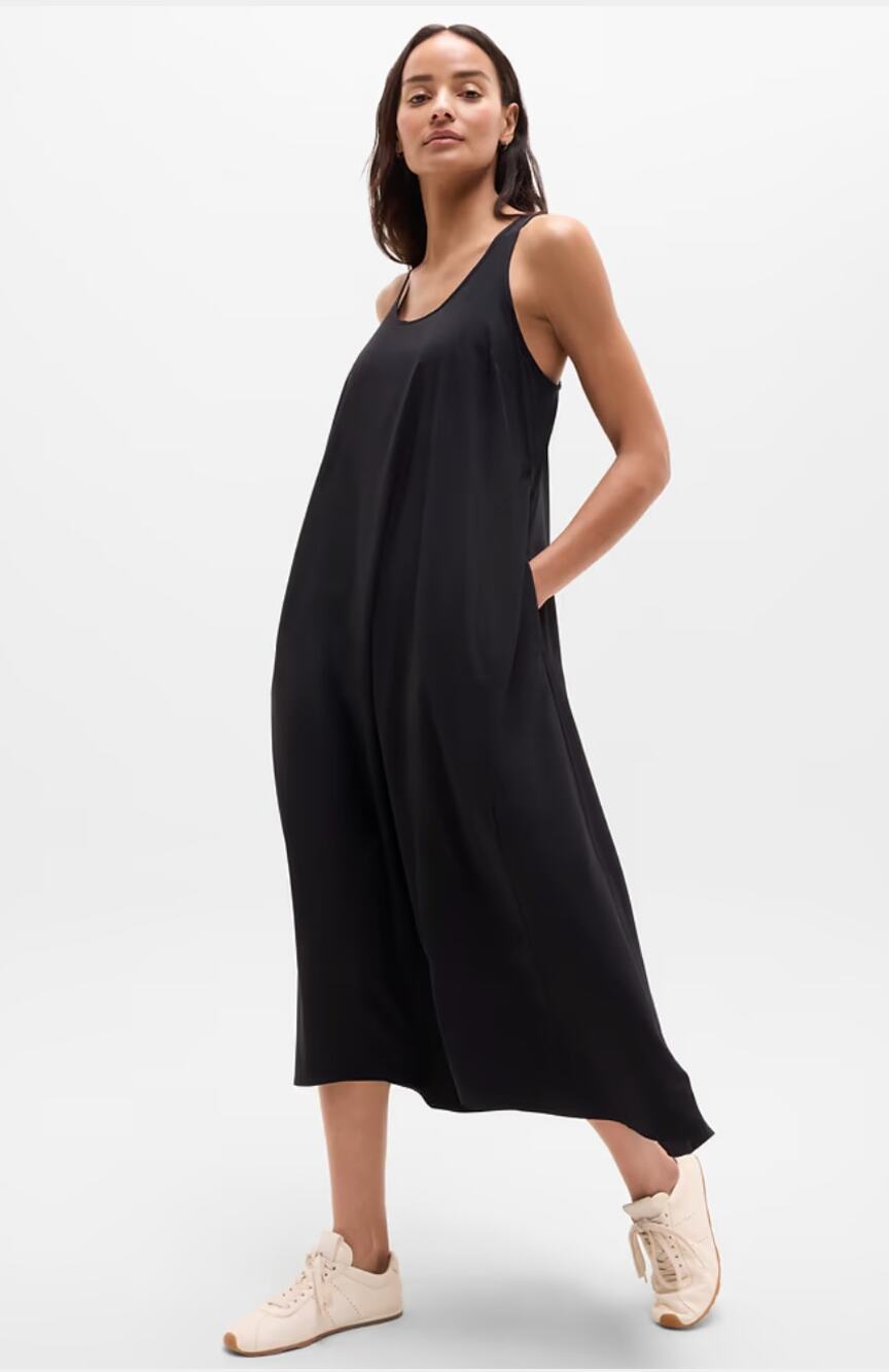 Athleta Presidio Traveler Maxi Dress Size Small Tall